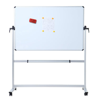 VIZ-PRO Double-Sided Magnetic Mobile Whiteboard 180 x 120 cm
