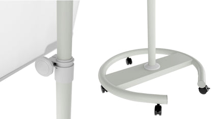 ALLboards Mobile Magnetic Flipchart on Castors 100x70cm
