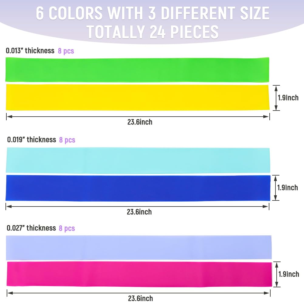 Chair Fidget Bands for Kids – Sensory Desk Foot Bands 24pk