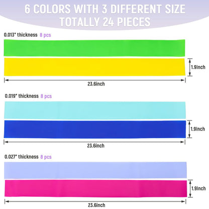 Chair Fidget Bands for Kids – Sensory Desk Foot Bands 24pk