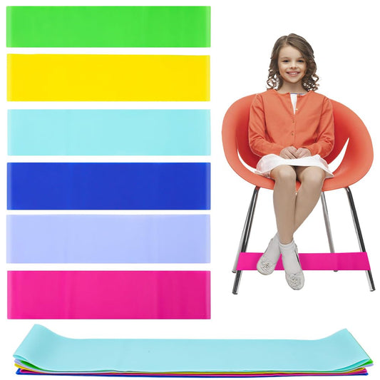 Chair Fidget Bands for Kids – Sensory Desk Foot Bands 24pk