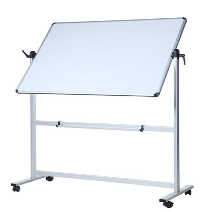 VIZ-PRO Double-Sided Magnetic Mobile Whiteboard 180 x 120 cm