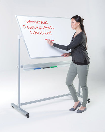 Wonderwall Non-Magnetic Double-Sided Whiteboard 120 x 180 cm