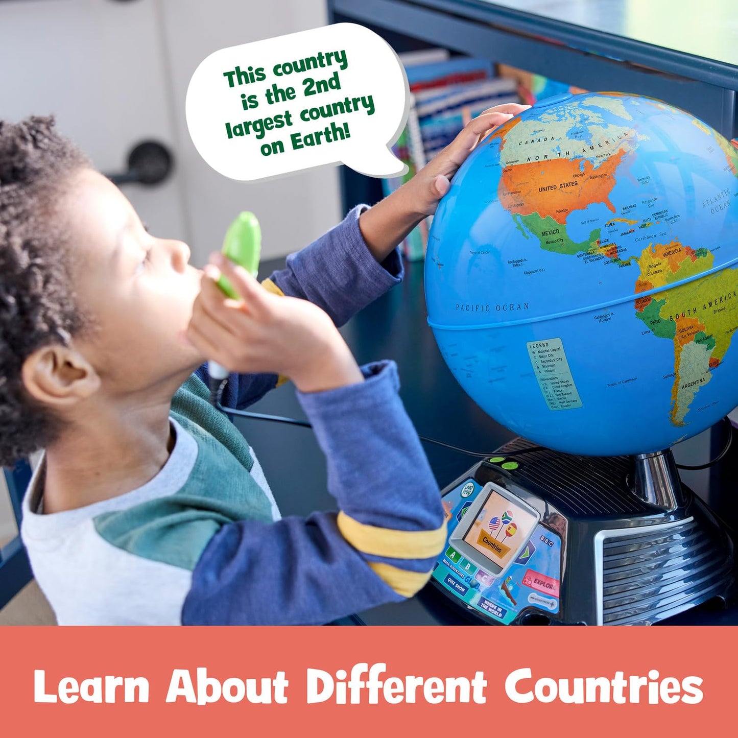 LeapFrog Magic Adventures Interactive Globe for Kids