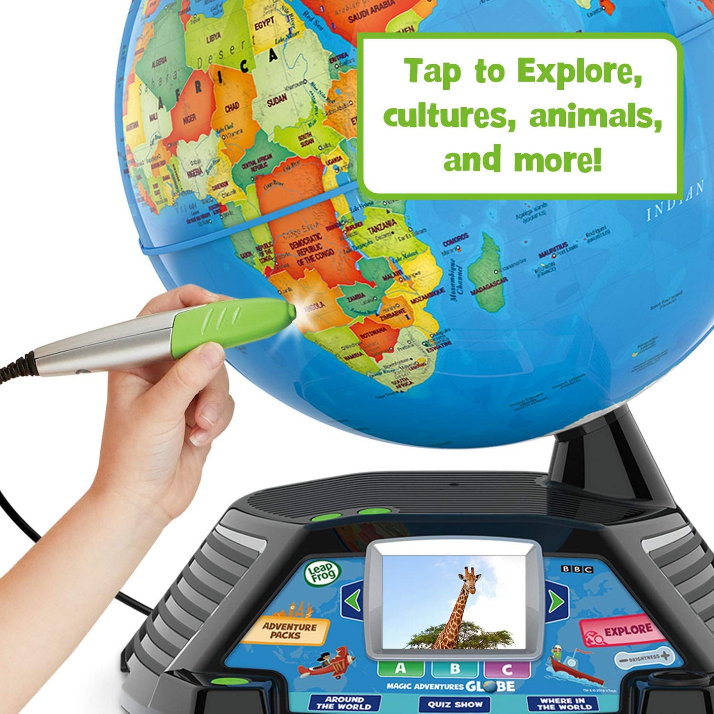 LeapFrog Magic Adventures Interactive Globe for Kids