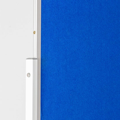 Wonderwall Mobile Blue Felt Double-Sided Pinboard 120 x 180 cm