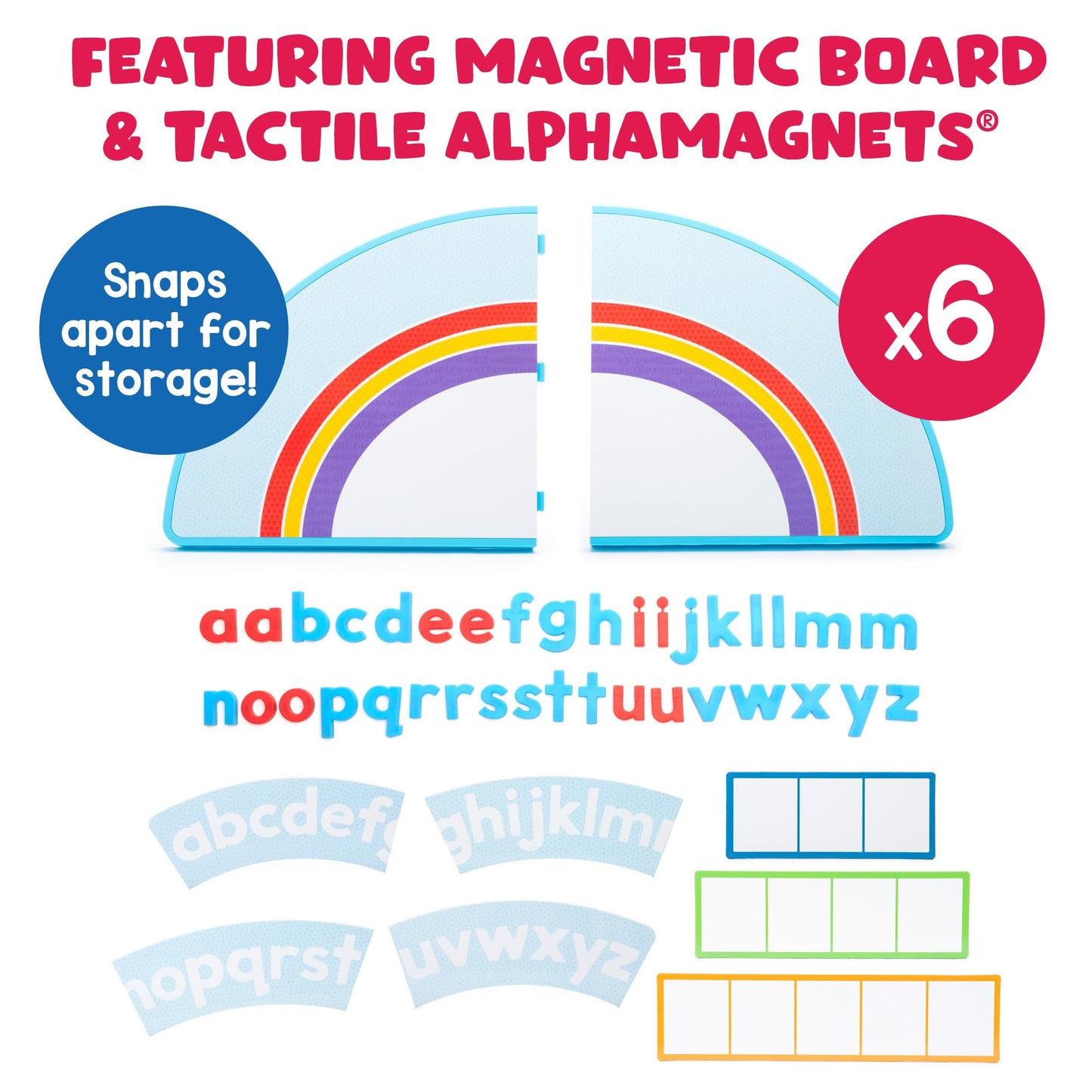 Learning Resources ABC Arc Mat AlphaMagnets Small Group Alphabet Set