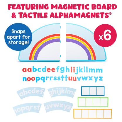 Learning Resources ABC Arc Mat AlphaMagnets Small Group Alphabet Set