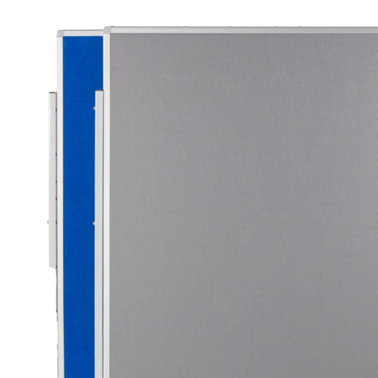 Wonderwall Mobile Blue Felt Double-Sided Pinboard 120 x 180 cm