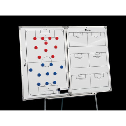 Precision Folding Double-Sided Soccer Tactics Board 90x120cm