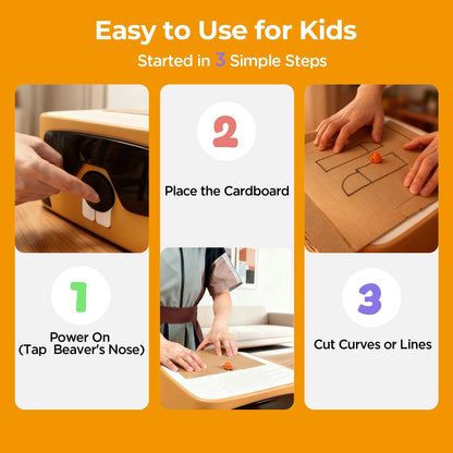 SainSmart BeaverBot Safe Cardboard Cutter Kit – Kids Ages 3+