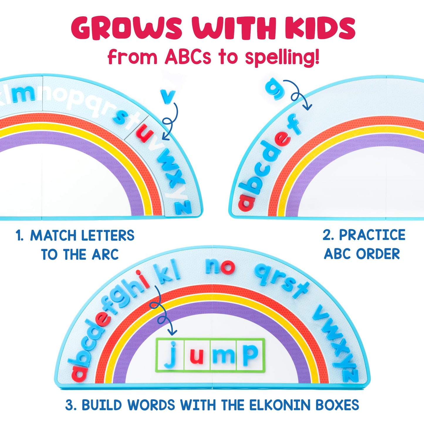 Learning Resources ABC Arc Mat AlphaMagnets Small Group Alphabet Set