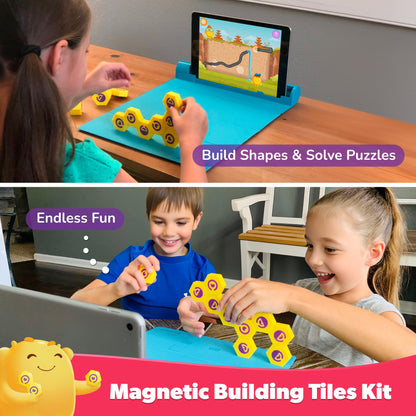 Plugo 3-in-1 STEM Pack – Math, Words & Puzzles | Ages 4–10
