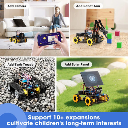 ESP32 Solar Robot Tank STEM Kit for Kids Ages 8–16
