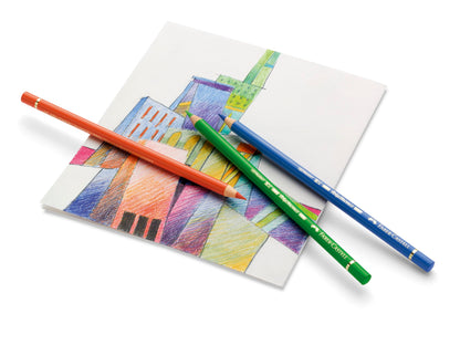 Faber-Castell Polychromos 60 Pencil Tin & A4 Sketch Pad Set