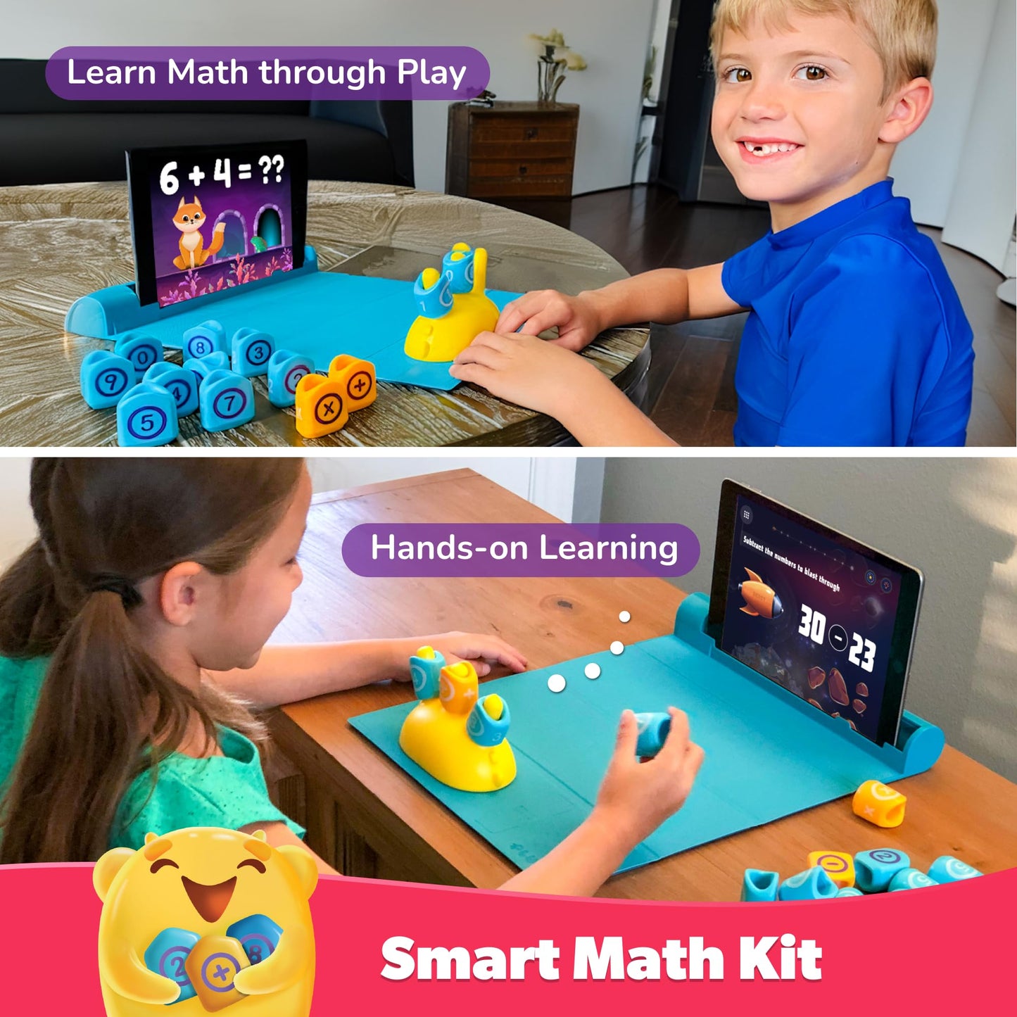 Plugo 3-in-1 STEM Pack – Math, Words & Puzzles | Ages 4–10